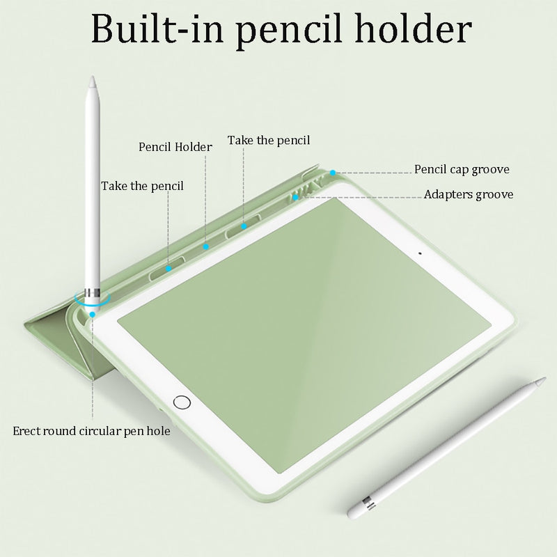 iPad Air 4 10.9 2020 silicone case with pencil holder - KiwisLove