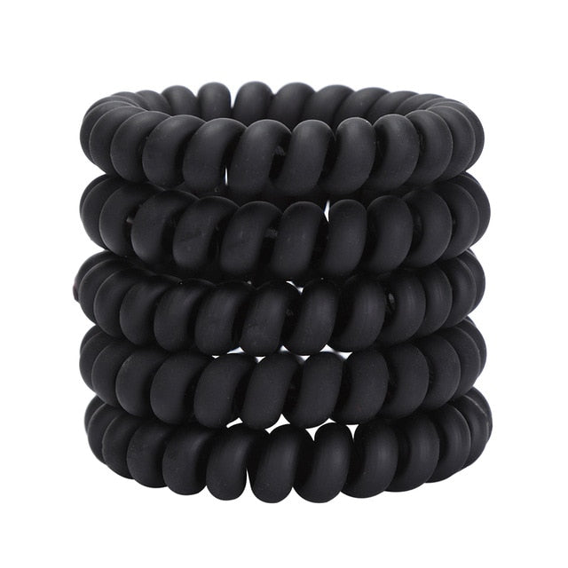 5/10PCS Telephone Wire Elastic Hair Bands - KiwisLove