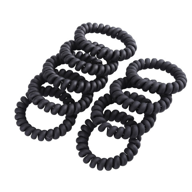 5/10PCS Telephone Wire Elastic Hair Bands - KiwisLove