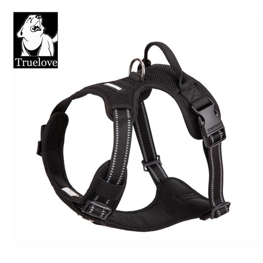 TRUELOVE Dog Harness Nylon Reflective Comfortable and Breathable Explosion-proof Small Medium Large Outdoor Camping HP5652 - KiwisLove