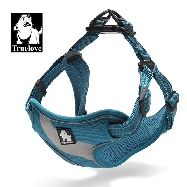 Truelove Adjustable Easy on Dog harness  3M Reflective  Halter Protective Nylon - KiwisLove