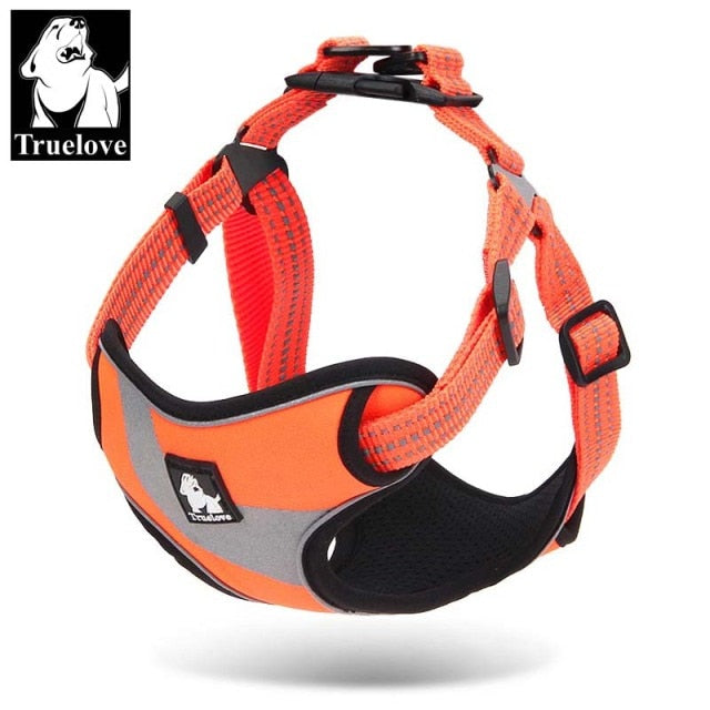 Truelove Adjustable Easy on Dog harness  3M Reflective  Halter Protective Nylon - KiwisLove