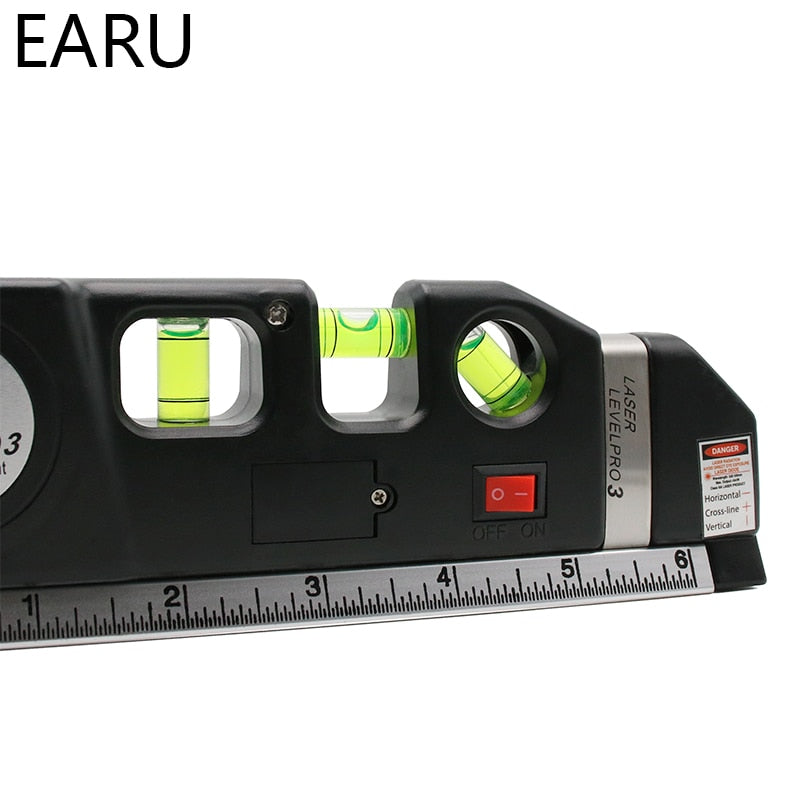 Laser Level Horizon Vertical Measure Aligner Standard  Rulers Multipurpose - KiwisLove