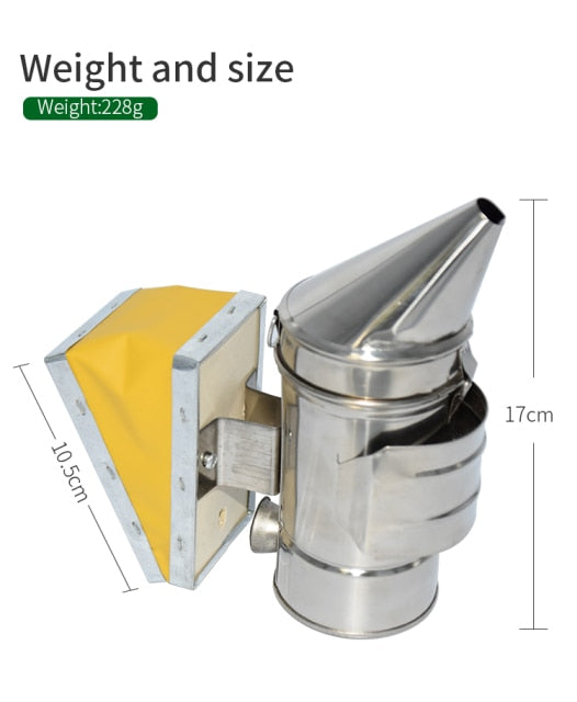Stainless Steel  Hive Box Tool Supplies For Beehive Bee Manual Smoke Maker - KiwisLove