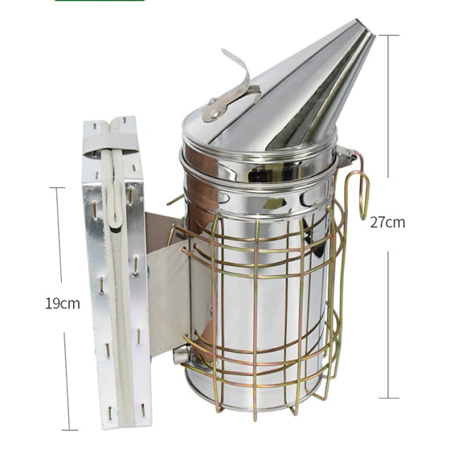 Stainless Steel  Hive Box Tool Supplies For Beehive Bee Manual Smoke Maker - KiwisLove