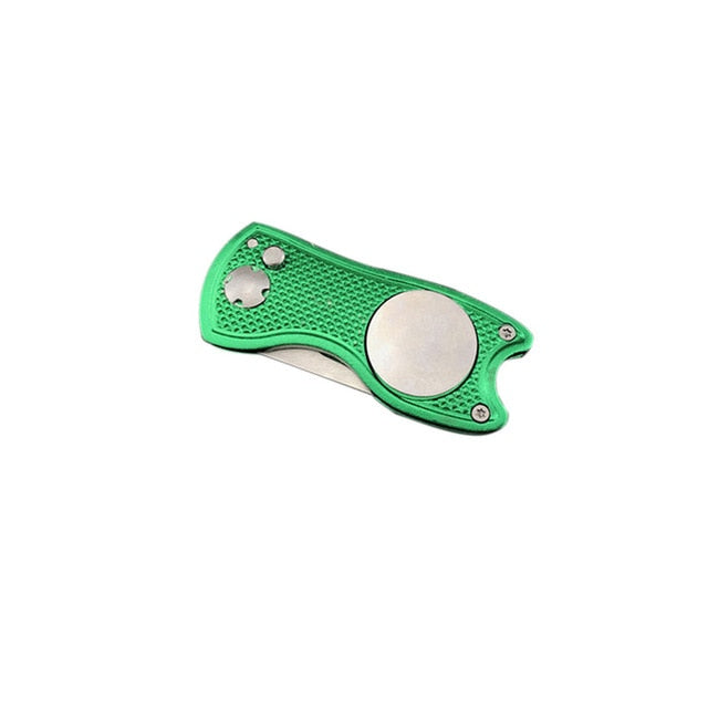 mini Foldable Golf Divot Tool with Golf Ball Tool Marker Pitch Cleaner - KiwisLove