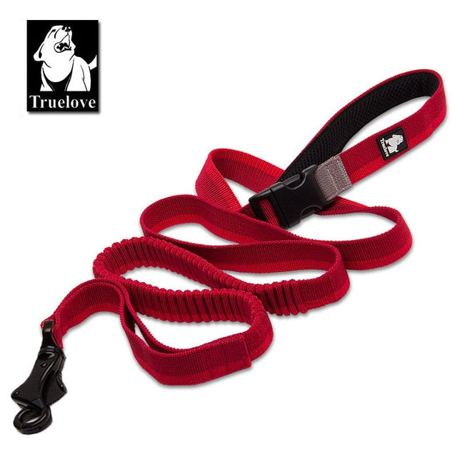 Truelove Dog Running Bungee Leash Hand-held Waistworn Adjustable - KiwisLove