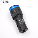 16mm Panel Mount Signal Power  Led Indicator Light  Pilot Lamp - KiwisLove