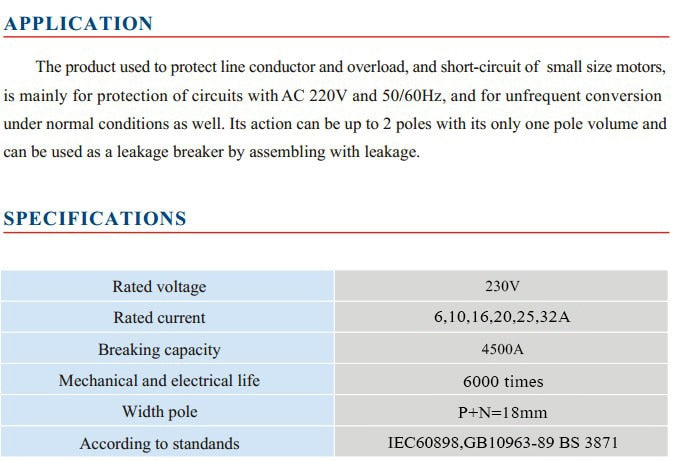 DZ30-32 DPN 1P+N Mini Circuit Breaker MCB  Din Rail Mounting - KiwisLove