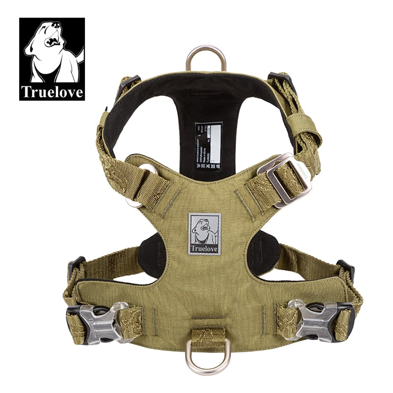 Truelove Dog Light Weight Harness Adjustable Outdoor Pet Medium Small Large Adjustable Outdoor Tactical Military Service TLH6281 - KiwisLove