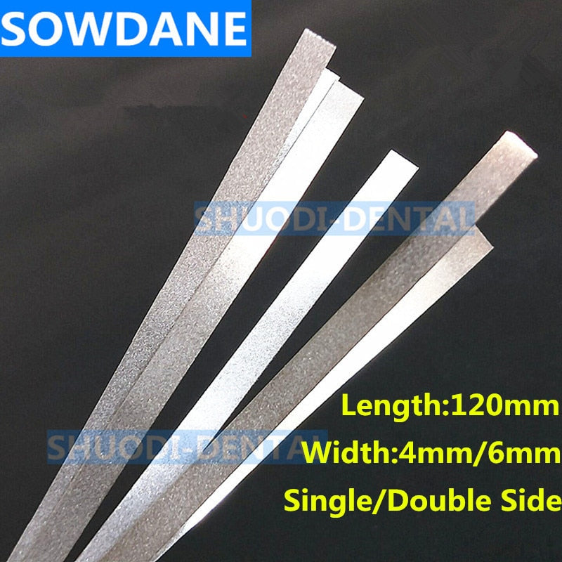 Dental Metal Polishing Stick Strip Alumina-Plated Sanding Surface - KiwisLove