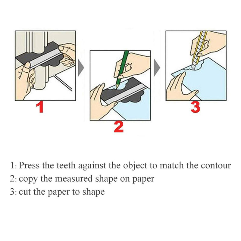 Copy Gauge Contour Gauge Duplicator Contour Scale Template - KiwisLove