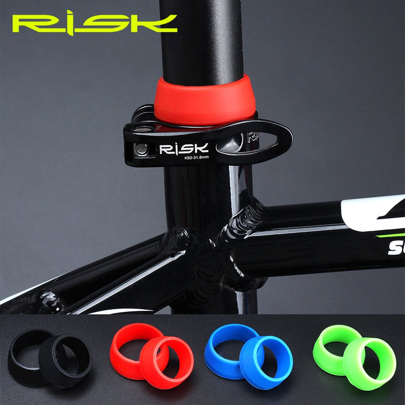 1Pc Bicycle Seat Post Rubber Ring Dust Cover Cycling Silicone Waterproof Mountain Bike Seatpost Protective - KiwisLove