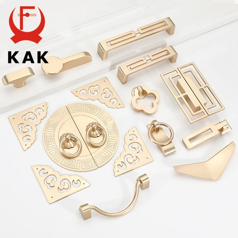 Gold Cabinet Knobs and Handles Luxury - KiwisLove