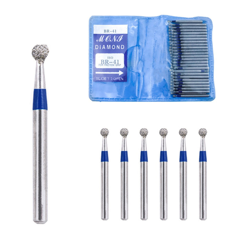 50PCS Dental Diamond FG High Speed Burs BR SERIES for teeth polishing 1.6mm - KiwisLove