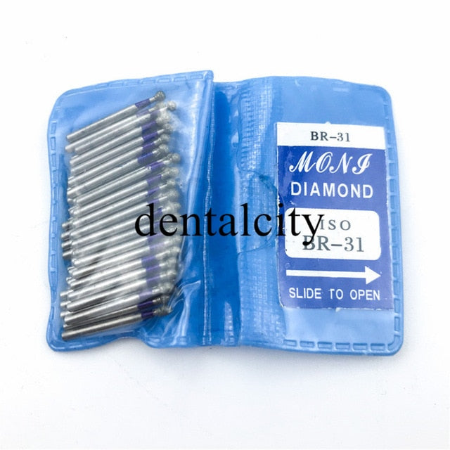 50PCS Dental Diamond FG High Speed Burs BR SERIES for teeth polishing 1.6mm - KiwisLove