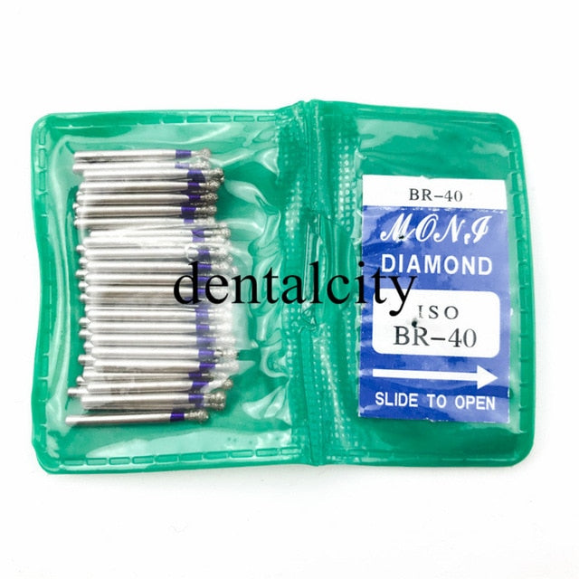 50PCS Dental Diamond FG High Speed Burs BR SERIES for teeth polishing 1.6mm - KiwisLove