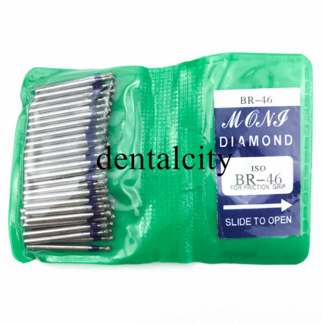 50PCS Dental Diamond FG High Speed Burs BR SERIES for teeth polishing 1.6mm - KiwisLove