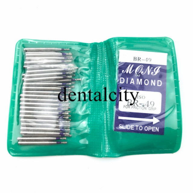 50PCS Dental Diamond FG High Speed Burs BR SERIES for teeth polishing 1.6mm - KiwisLove