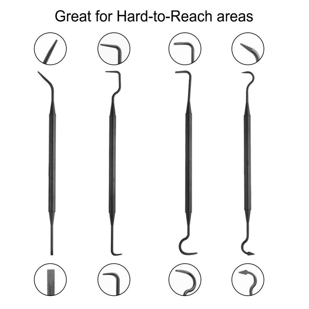 7pcs/Set 3pcs Steel Wire Brush + 4pcs Nylon Pick Set Universal Gun Hunting Cleaning Kit Tactical Rifle Pistol Gun Cleaning Tool - KiwisLove