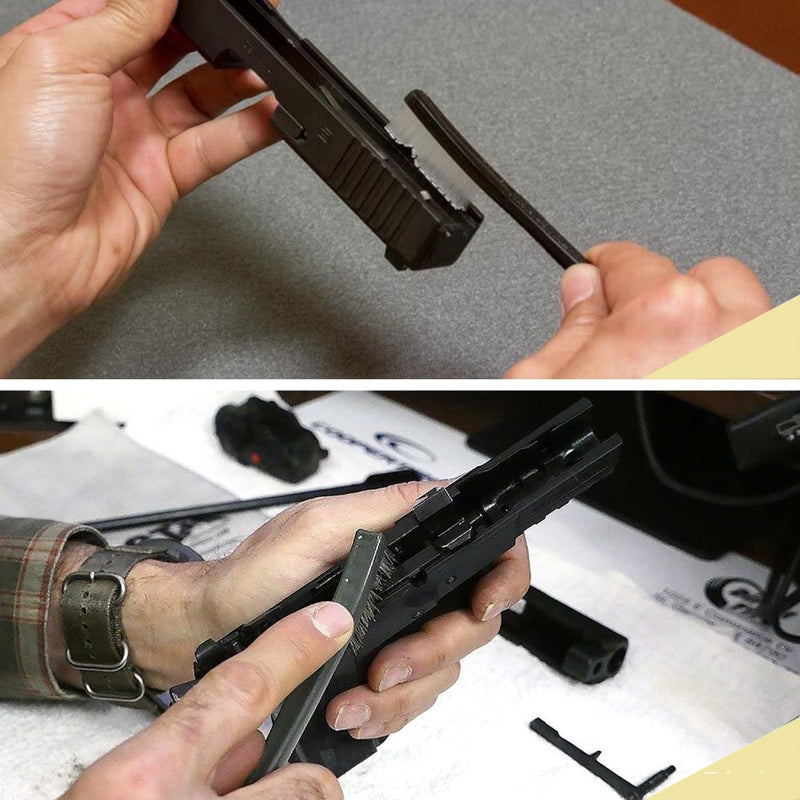 7pcs/Set 3pcs Steel Wire Brush + 4pcs Nylon Pick Set Universal Gun Hunting Cleaning Kit Tactical Rifle Pistol Gun Cleaning Tool - KiwisLove
