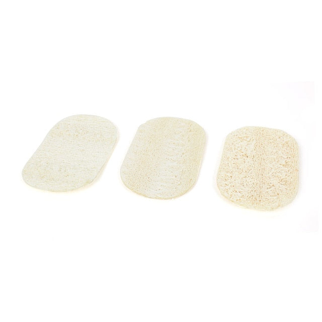 3pcs Loofah Dishwashing Cloth Scrub Pad Dish Bowl Pot Easy To Clean - KiwisLove