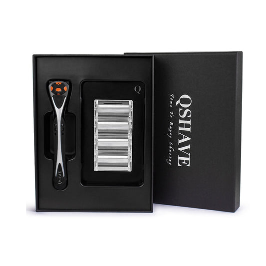 Qshave Black Spider Man Manual Shaving Razor With Beautiful Present Box - KiwisLove