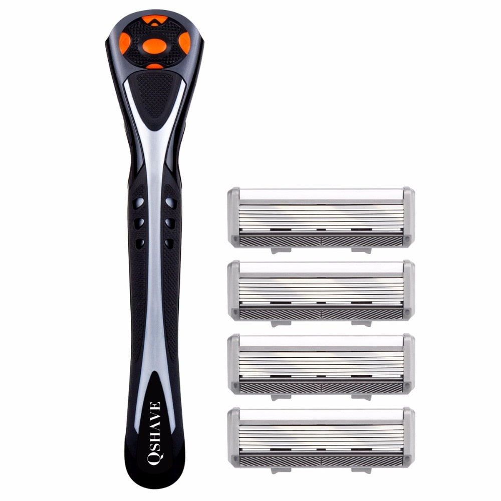 Qshave Black Spider Man Manual Shaving Razor With Beautiful Present Box - KiwisLove