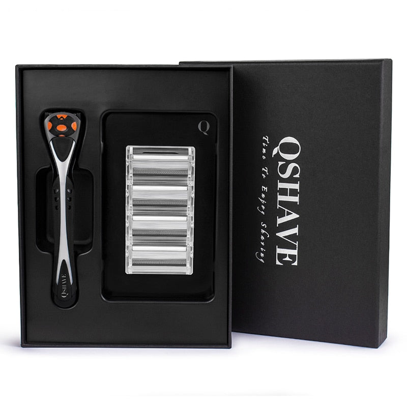 Qshave Black Spider Man Manual Shaving Razor With Beautiful Present Box - KiwisLove