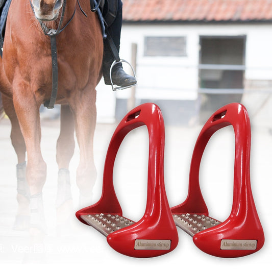 1 Pair Horse Stirrups Aluminium Alloy Pedal Supplies Anti Slip Lightweight Saddle - KiwisLove