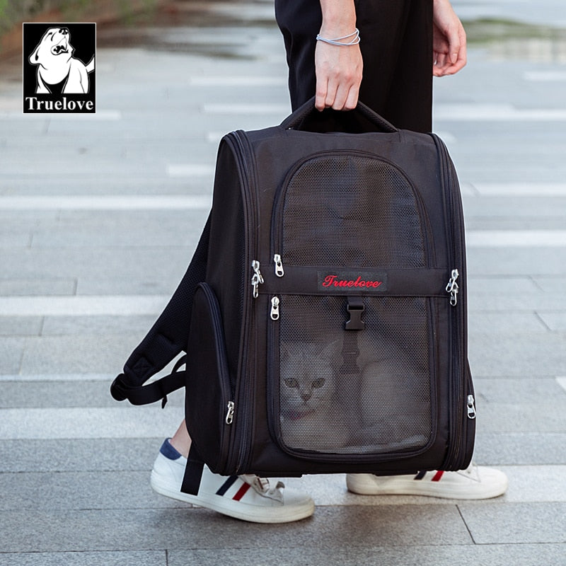 Truelove Pet Backpack Nylon Small Dog Cat Teddy Outdoor Activity Bag Portable backpack Breathable than Bear Travel TLX5971 - KiwisLove