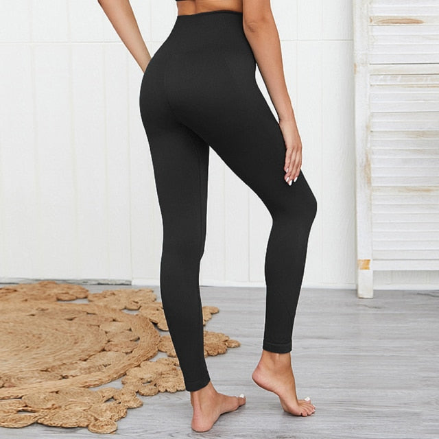 Yoga Leggings Nylon Gym Wear Clothes Costume Seamless Fitness Pants  Exercise - KiwisLove