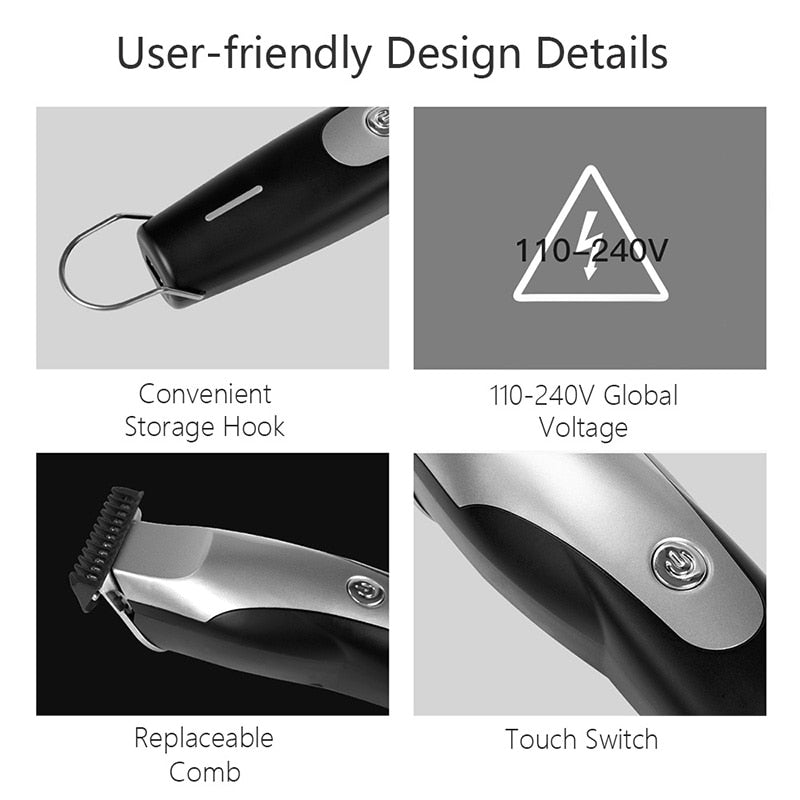 ENCHEN Hummingbird USB Electric Hair Clippers Rechargeable Cordless - KiwisLove