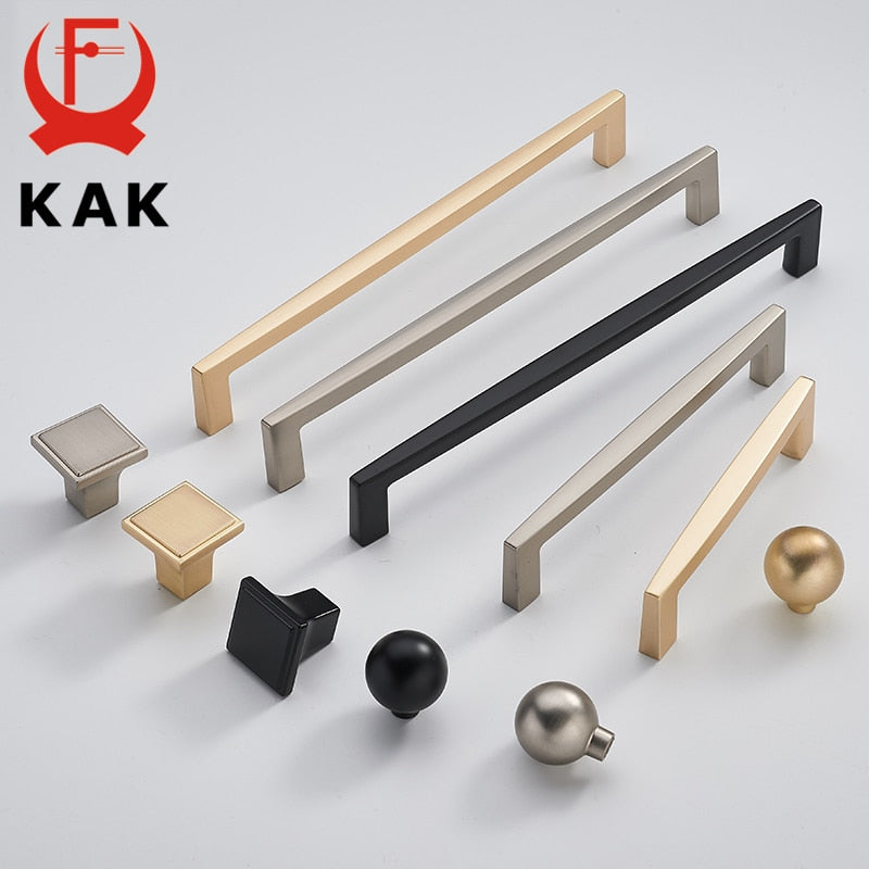 Zinc Alloy Pearl Gold Cabinet Knobs Kitchen Door Handles - KiwisLove