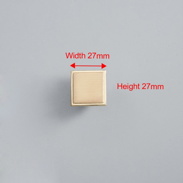 Zinc Alloy Pearl Gold Cabinet Knobs Kitchen Door Handles - KiwisLove