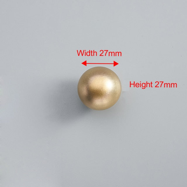 Zinc Alloy Pearl Gold Cabinet Knobs Kitchen Door Handles - KiwisLove
