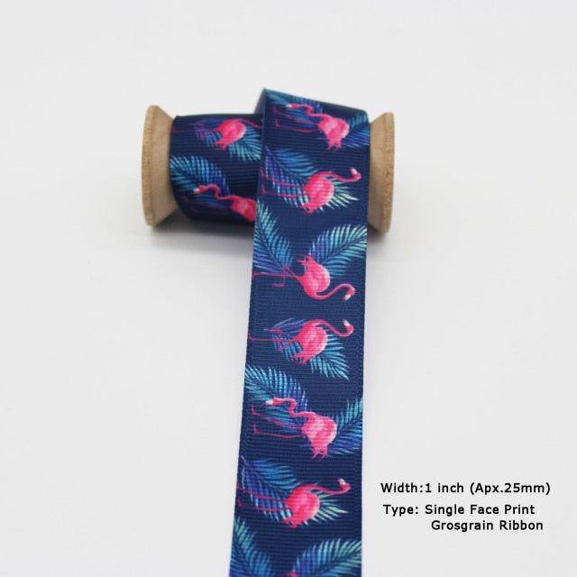 Blue Tapes Printed Grosgrain Satin Ribbons Dot Heart Star Gingham Velvet For DIY - KiwisLove