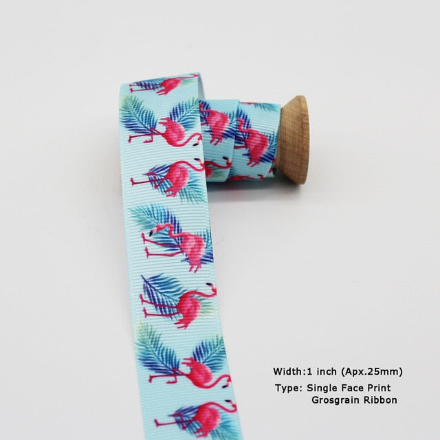 Blue Tapes Printed Grosgrain Satin Ribbons Dot Heart Star Gingham Velvet For DIY - KiwisLove