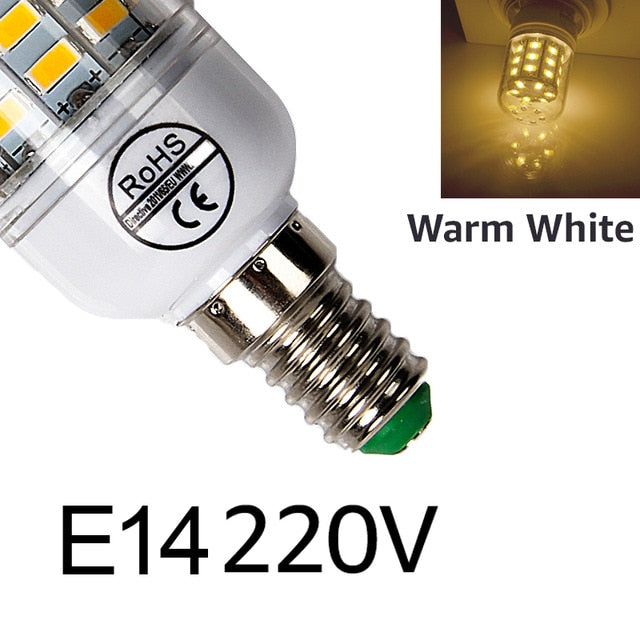 LED Corn Bulbs Chandelier E27 E14 SMD 5730 - KiwisLove