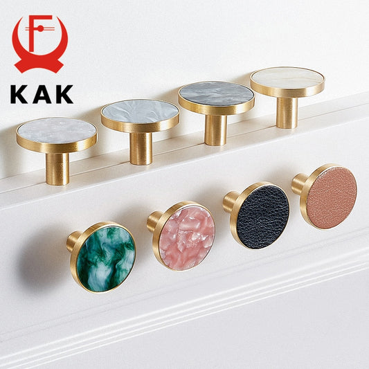 KAK Brass Furniture Handles Elegant Door Knobs and Handles - KiwisLove