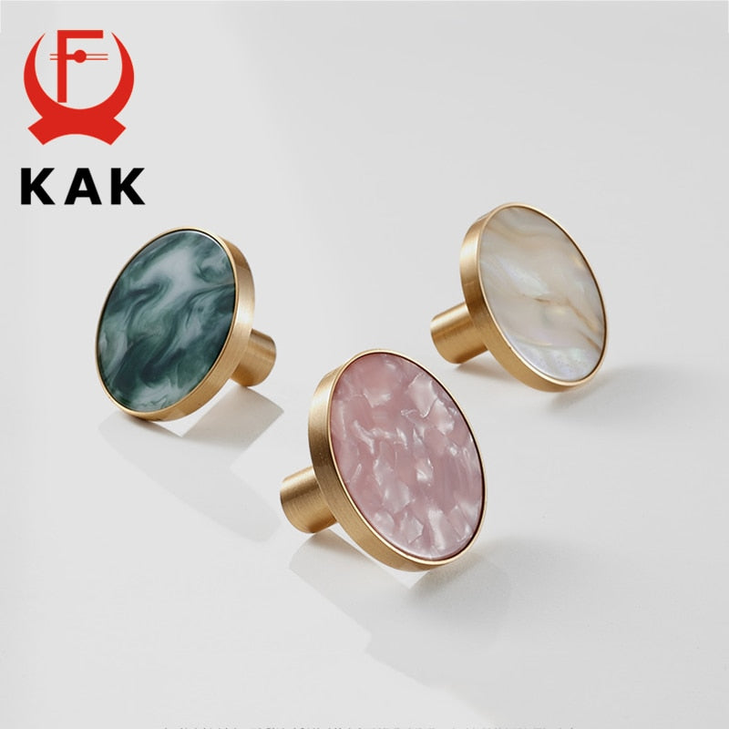 KAK Brass Furniture Handles Elegant Door Knobs and Handles - KiwisLove