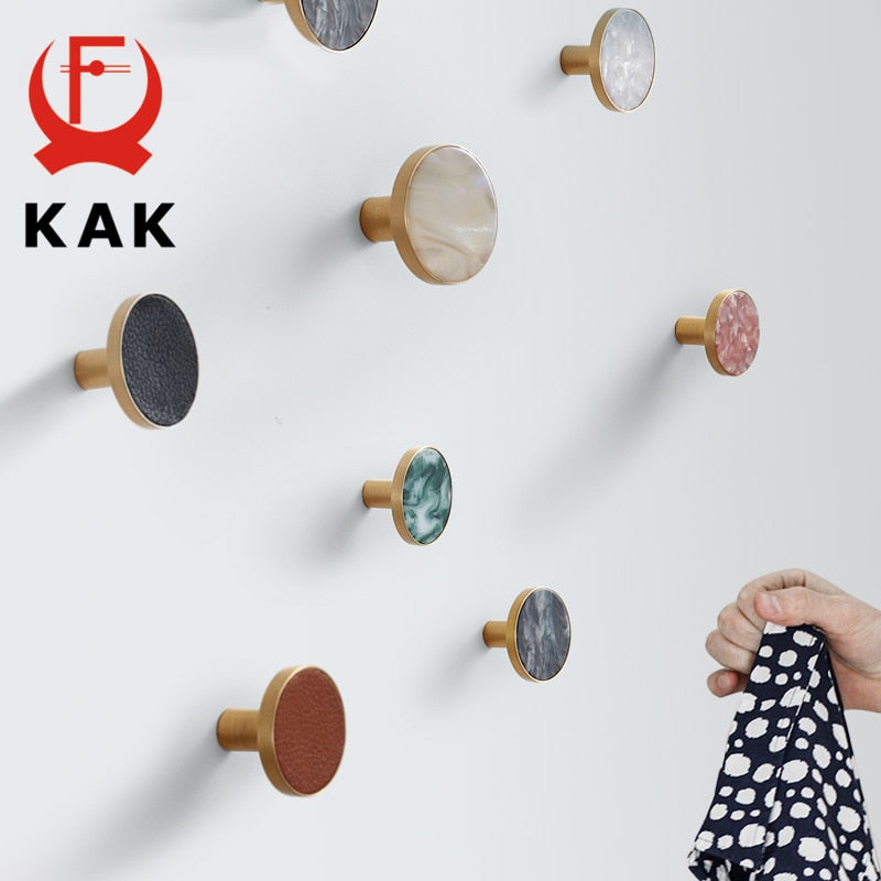 KAK Brass Furniture Handles Elegant Door Knobs and Handles - KiwisLove