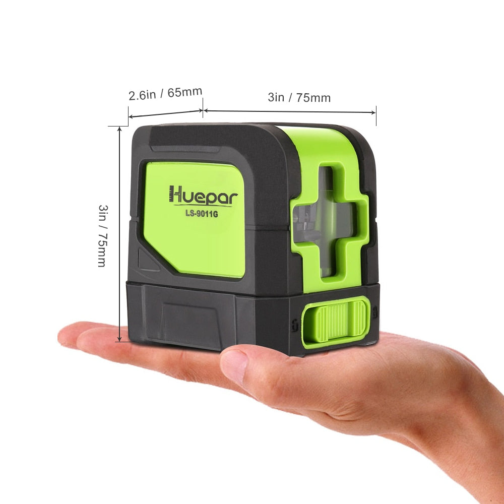 Huepar 2 Lines Laser Level Self Levelling  Magnetic Base - KiwisLove