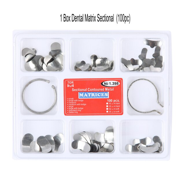 Dental Matrix with Springclip No.1.330 Sectional Contoured Metal Matrices - KiwisLove