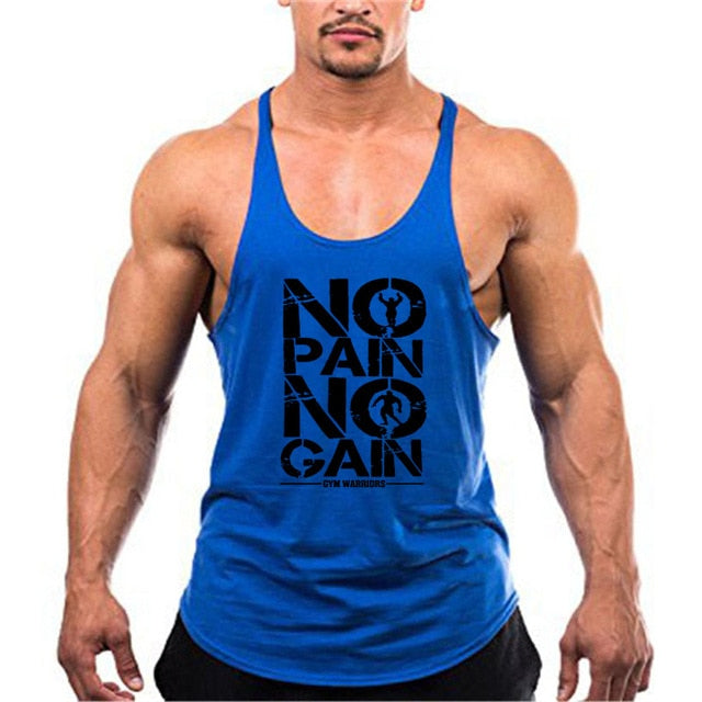 Bodybuilding stringer tank top man Cotton Gym sleeveless 2021 New - KiwisLove