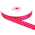 Polka Dots Printed Grosgrain Ribbons Wedding Festival Party Decorations Bow Craft Card Gifts Wrapping Supplies DIY 10mm 5Yards - KiwisLove