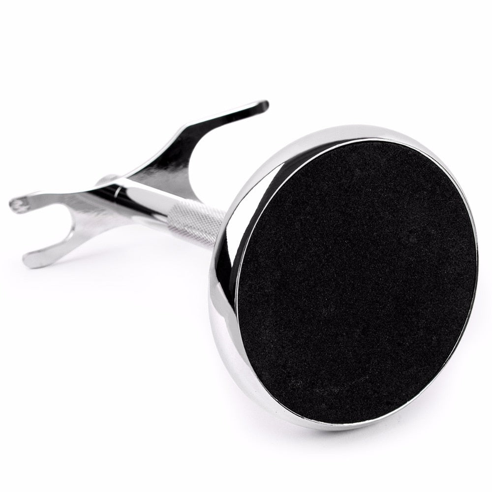 QSHAVE Men Razor Holder Stainless Steel Shaving Brush Stand - KiwisLove