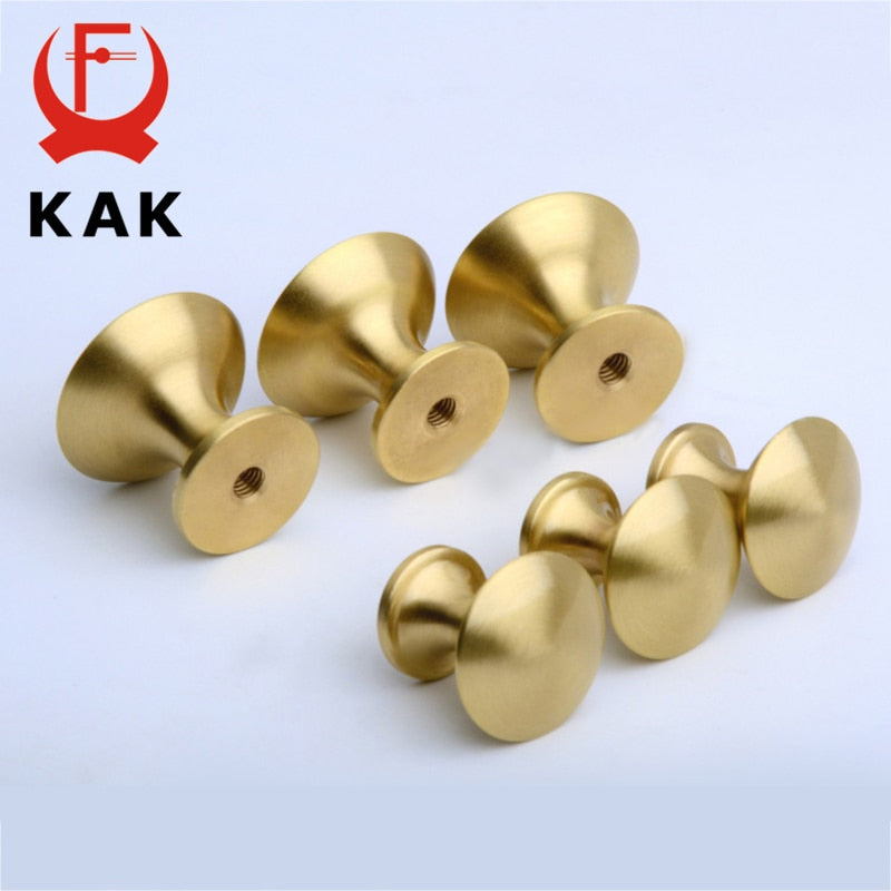 Brass Furniture Handles Copper Cabinet Knobs - KiwisLove