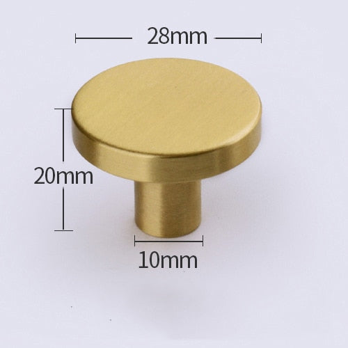 Brass Furniture Handles Copper Cabinet Knobs - KiwisLove