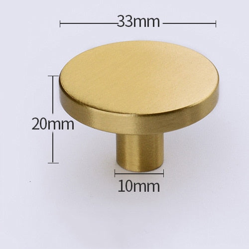 Brass Furniture Handles Copper Cabinet Knobs - KiwisLove